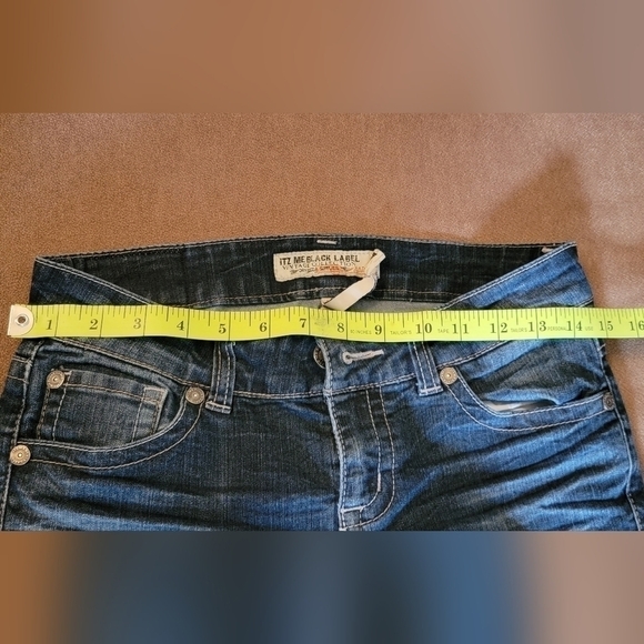 WOMENS ITZ ME Black label skinny jeans size 7 - Picture 7 of 9